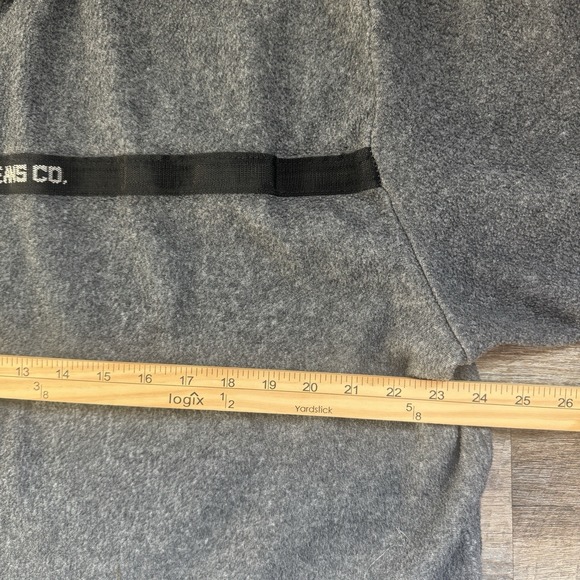 Vintage 90's Ralph Lauren Polo Jeans Co. USA Flag 1/4 Zip Fleece Pullover Large - Picture 6 of 8